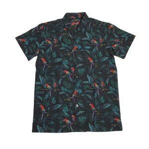 Retro Rifle Parrot Jungle Hawaiian Tropical Performance Shirt